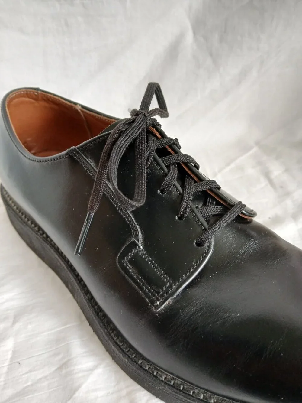 Vintage Red Wing Black Oxford Dress Shoes Postman 101s Mens 8B 1980s